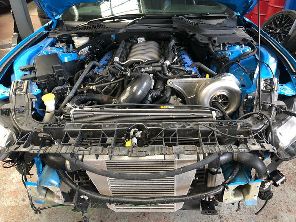 Pro-charged Mustang Visits from Birmingham