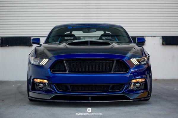 Mustang 2015-17 Anderson Composites Carbon Fibre Fog Light Surrounds