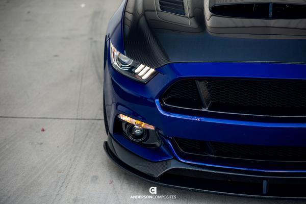 Mustang 2015-17 Anderson Composites Carbon Fibre Fog Light Surrounds